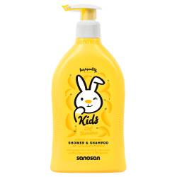 Sanosan Kids Gel Dus & Sampon cu aroma banane 400ml