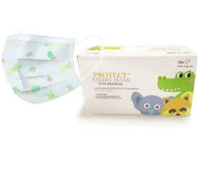 Masca protectie copii unica folosinta Protect+ Smart 50 bucati