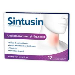 Zdrovit Sintusin 12 comprimate de supt