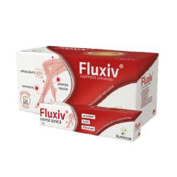 Fluxiv 60 comprimate + Fluxiv Crema 20 g