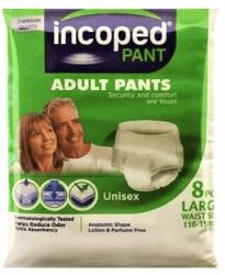 Incoped Scutece pentru adulti tip chilot L 8 bucati