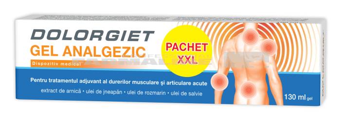 Zdrovit Dolorgiet Gel analgezic 130 ml