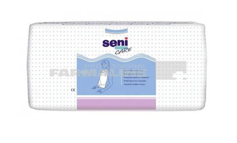 Seni Care Bavete cu buzunar 60 cm X 40 cm 10 bucati