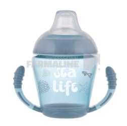 Canpol 56/501 Canita gri Sea life anti-varsare 9+ luni 230 ml