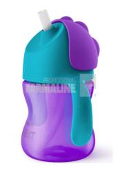 Avent SCF796/02 Cana cu pai pentru fata mov/blue 200 mll