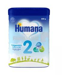 Humana 2 Lapte de continuare + 6 luni 800 g