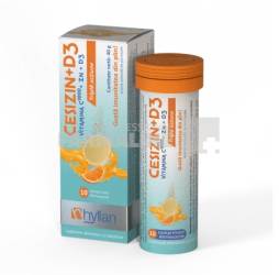 Cesizin + D3 10 comprimate effervescente