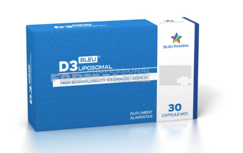 D3 Bleu Liposomal 30 capsule moi