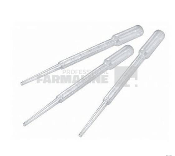Pipeta Pasteur gradata 3 ml