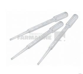 Pipeta Pasteur gradata 3 ml