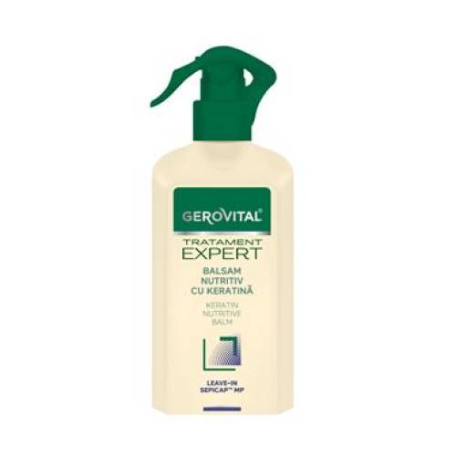 Gerovital Tratament Expert Balsam nutritiv cu KeratinÄƒ Leave-in 150 ml