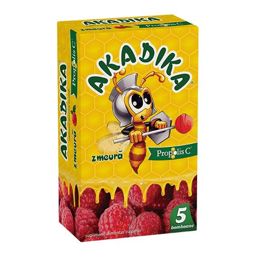 Akadika Propolis cu aroma de zmeura 5 bucati