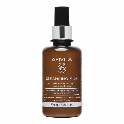 Lapte demachiant 3 in 1, 200 ml, Apivita