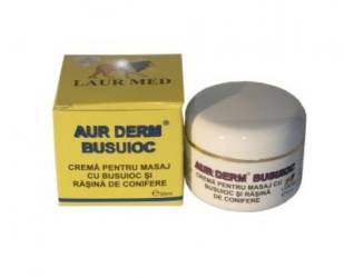 Aur Derm Crema pentru masaj cu busuioc si rasina de conifere 50 ml