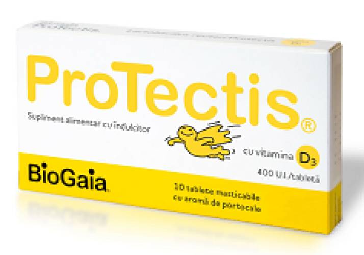 BioGaia Protectis cu aroma de portocale 10 comprimate