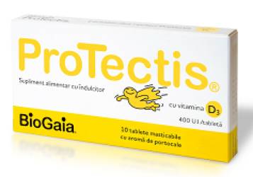 BioGaia Protectis cu aroma de portocale 10 comprimate