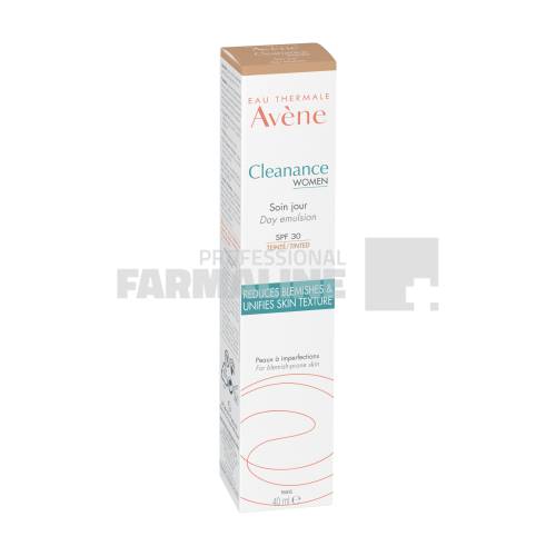 Avene Cleanance Women emulsie de zi SPF30 nuantatoare 40 ml