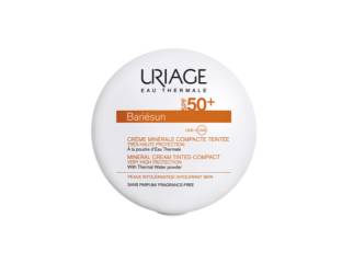 Uriage Bariesun crema compacta minerala,fara parfum,nuanta Gold SPF50 10 ml
