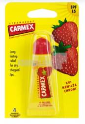 Carmex Balsam reparator pentru buze uscate si crapate SPF15 aroma capsuni 10 g