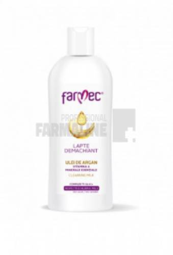 Farmec Lapte demachiant cu ulei de argan, vitamina A si minerale esentiale 150 ml