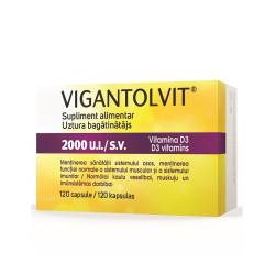 Vigantolvit 2000 U.I./S.V. Vitamina D3 120 capsule