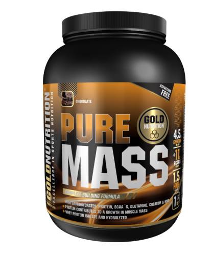 Gold Nutrition Pure Mass ciocolata 1,5 kg
