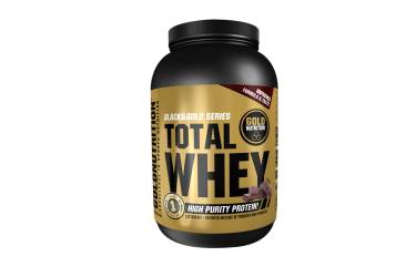 Gold Nutrition Total Whey Protein cu aroma de ciocolata 1000 g
