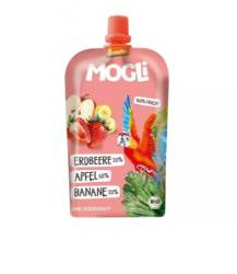 Pireu mere-banane-capsuni Eco, 120g, Mogli