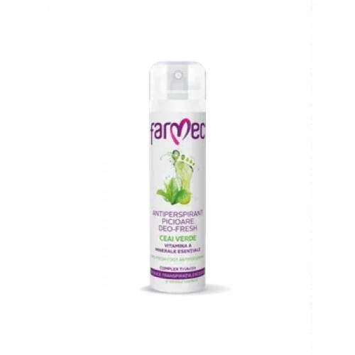Antiperspirant pentru picioare cu ceai verde, 200ml - Farmec