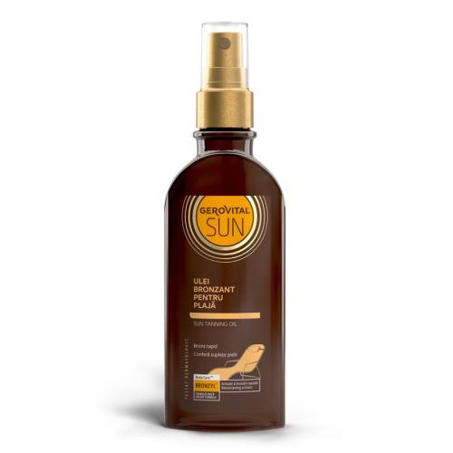Gerovital Sun Ulei Bronzant pentru Plaj, 150ml, Farmec