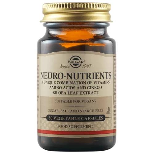 Neuro-Nutrients , 30 Capsule Vegetale, Solgar