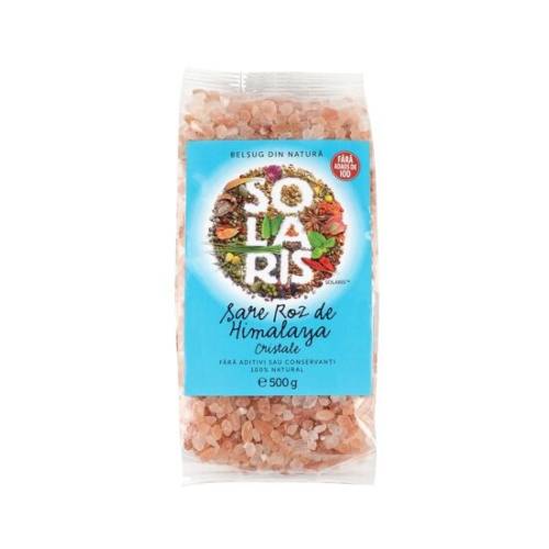 Sare Roz De Himalaya Cristale, 500 grame, Solaris