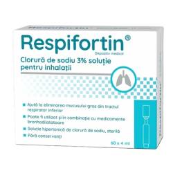 Clorura de sodiu 3% Respifortin, 60 fiole x 4 ml, Zdrovit