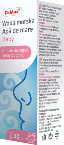 Dr. Max Spray nazal isotonic Baby, 30ml