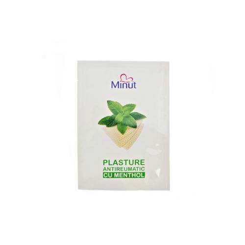 Plasturi antireumatici cu menthol 12x18cm, Minut
