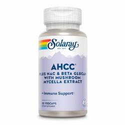 AHCC plus NAC & Beta Glucan Solaray, 30 tablete, Secom
