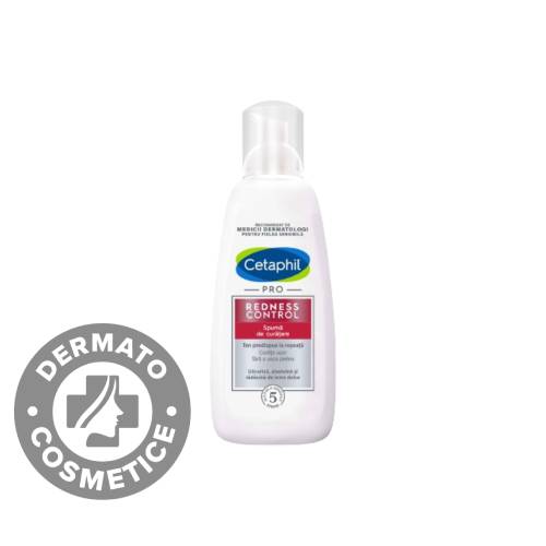 Spuma de curatare pentru fata Redness, 236ml, Cetaphil