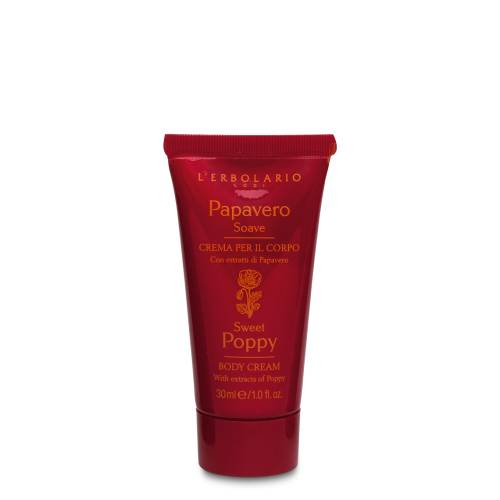 L'Erbolario Crema de corp Mini Papavero, 30ml
