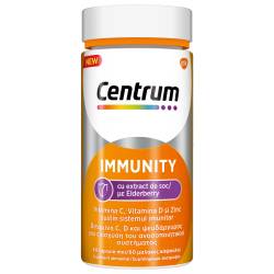 Centrum Immunity cu extract de soc, 60 capsule, Haleon
