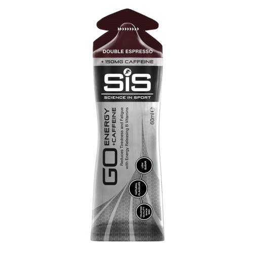 Gel energizant espresso dublu Go Energy Caffeine, 60ml, SiS