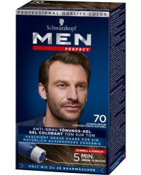 Gel colorant pentru barbati Saten inchis Perferct Men, 1 bucata, Schwarzkopf