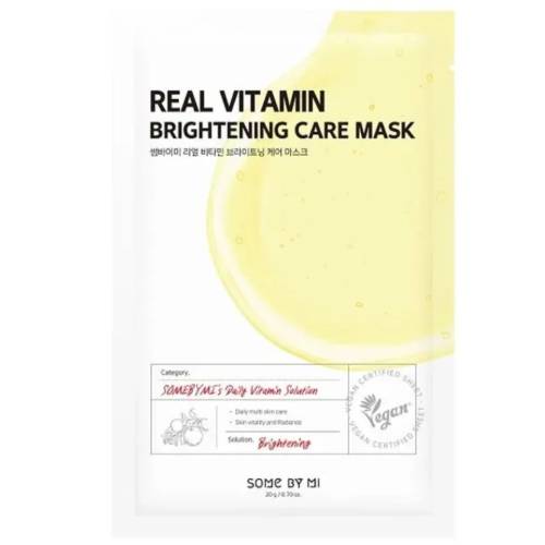 Masca servetel iluminatoare cu vitamine, 20g, Some By Mi