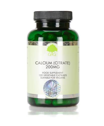 Citrat de Calciu 200mg, 120 capsule, G&G