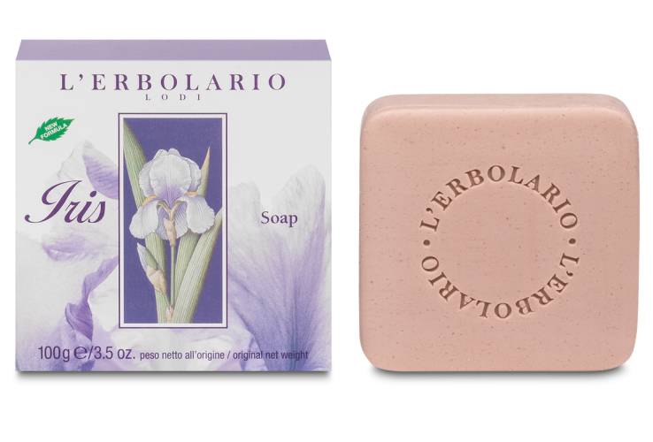 L'Erbolario Sapun parfumat si cremos Iris, 100g