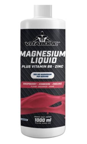 Magnesium Liquid Zmeura, 1l, Vitabolic