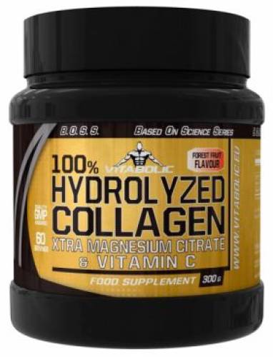 Colagen hidrolizat cu fructe de padure, 300g, Vitabolic