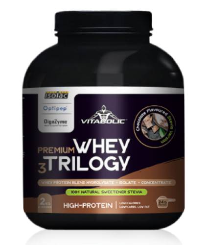 Premium Whey Trilogy Ciocolata, 2kg, Vitabolic