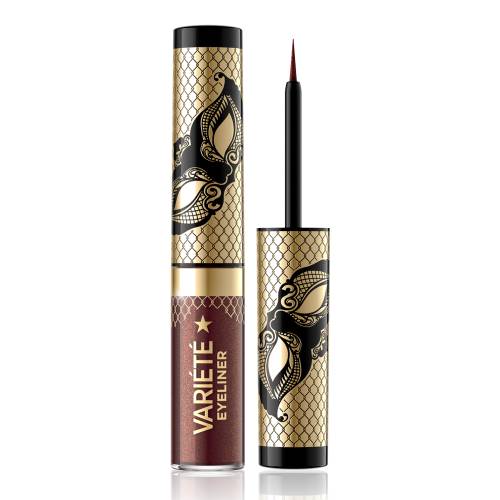 Tus de ochi lichid stralucitor Variete Waterproof No.02 Shiny Brown, 4ml, Eveline Cosmetics