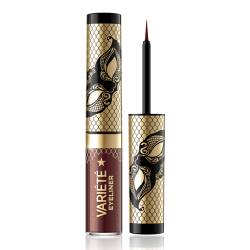 Tus de ochi lichid stralucitor Variete Waterproof No.02 Shiny Brown, 4ml, Eveline Cosmetics