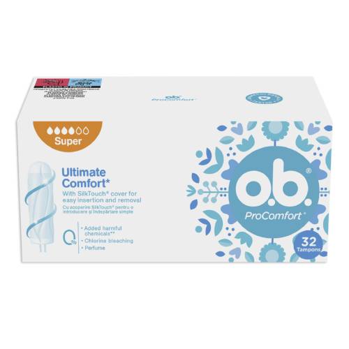 Tampoane ProComfort Super, 32 bucati, OB